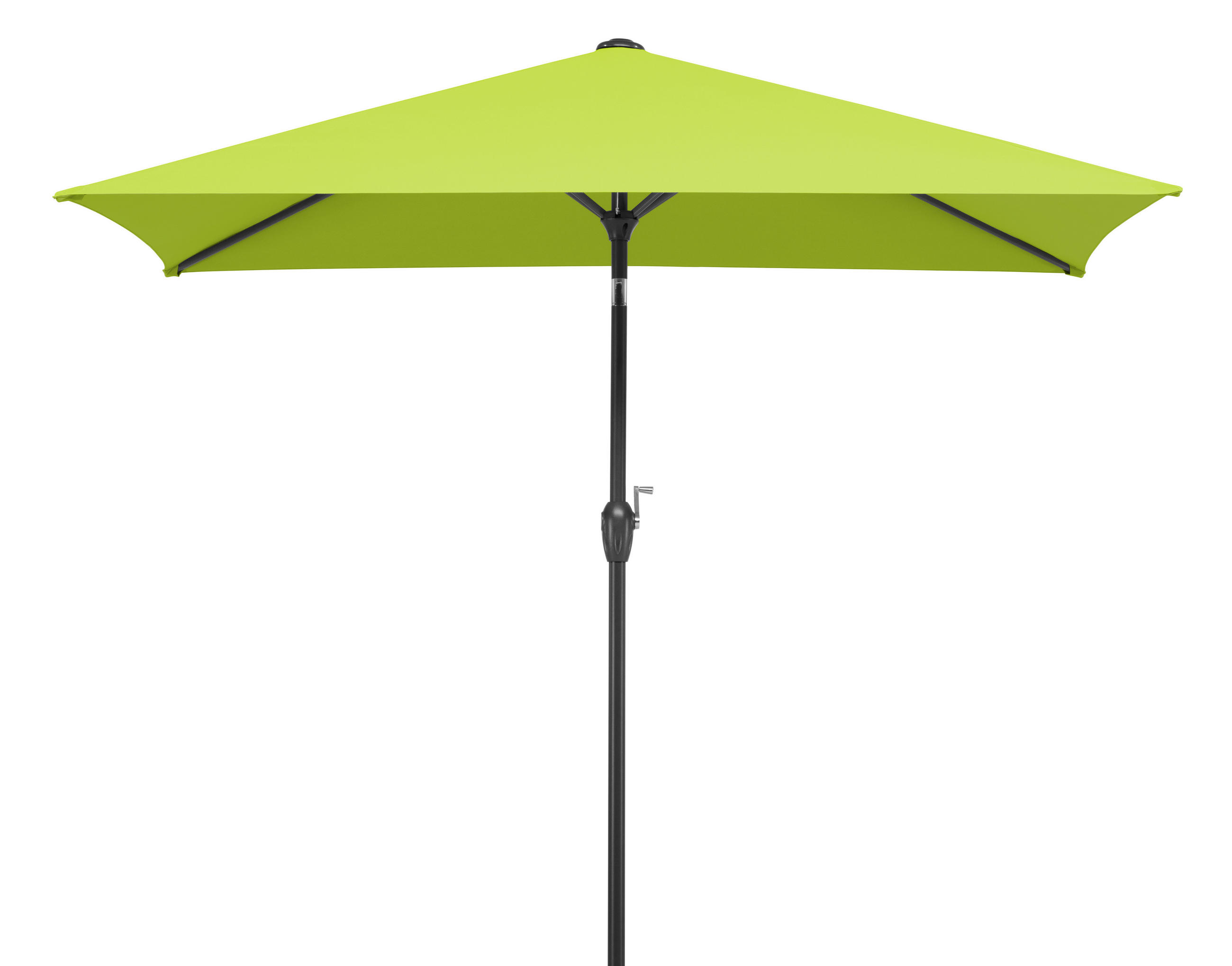 SONNENSCHIRM   - Anthrazit/Hellgrün, Basics, Textil/Metall (210/228/130cm) - Schneider