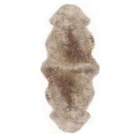 OVČIA KOŽUŠINA, 60/180 cm, platinová - platinová, Basics, kožušina (60/180cm)