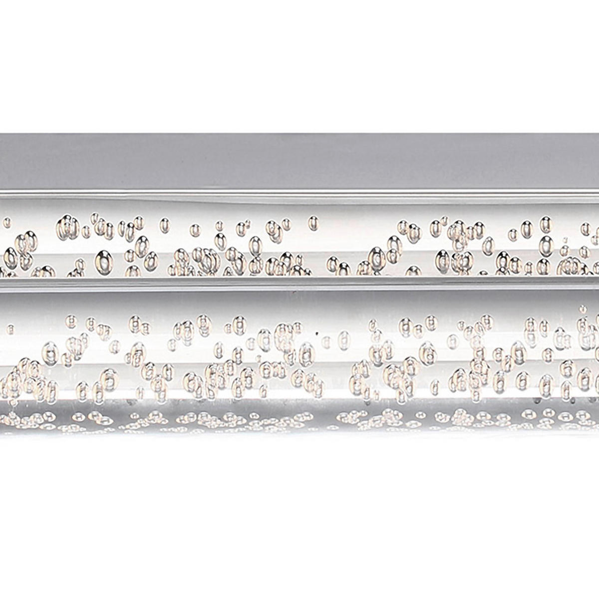 BADEZIMMER-WANDLEUCHTE 50/6/8 cm   - Chromfarben, Basics, Kunststoff/Metall (50/6/8cm)