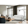 SCHLAFSOFA ROMA  mit Struktur Creme  - Creme/Schwarz, Design, Textil (230/90/105cm) - MID.YOU