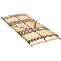 LATTENROST 90/200 cm Mittelzone verstellbar, Birke, Buche  - Naturfarben/Braun, Basics, Holz (90/200cm) - Novel