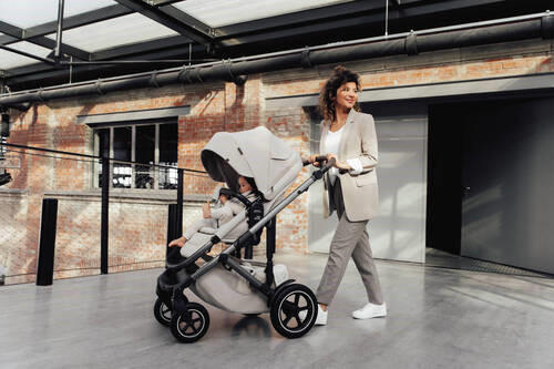 KINDERWAGEN  Smile 5Z  Soft Taupe  - Creme/Grau, Basics, Textil/Metall (57/112/97,7cm) - Britax Römer