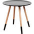BEISTELLTISCH rund Schwarz, Hellbraun - Hellbraun/Schwarz, Design, Holz (48/47,5cm) BEISTELLTISCH rund Schwarz, Hellbraun - Hellbraun/Schwarz, Design, Holz (48/47,5cm)