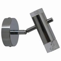 LED-STRAHLER Garda 12/15,50 cm   - Klar/Chromfarben, Basics, Kunststoff/Metall (12/15,50cm) - Näve