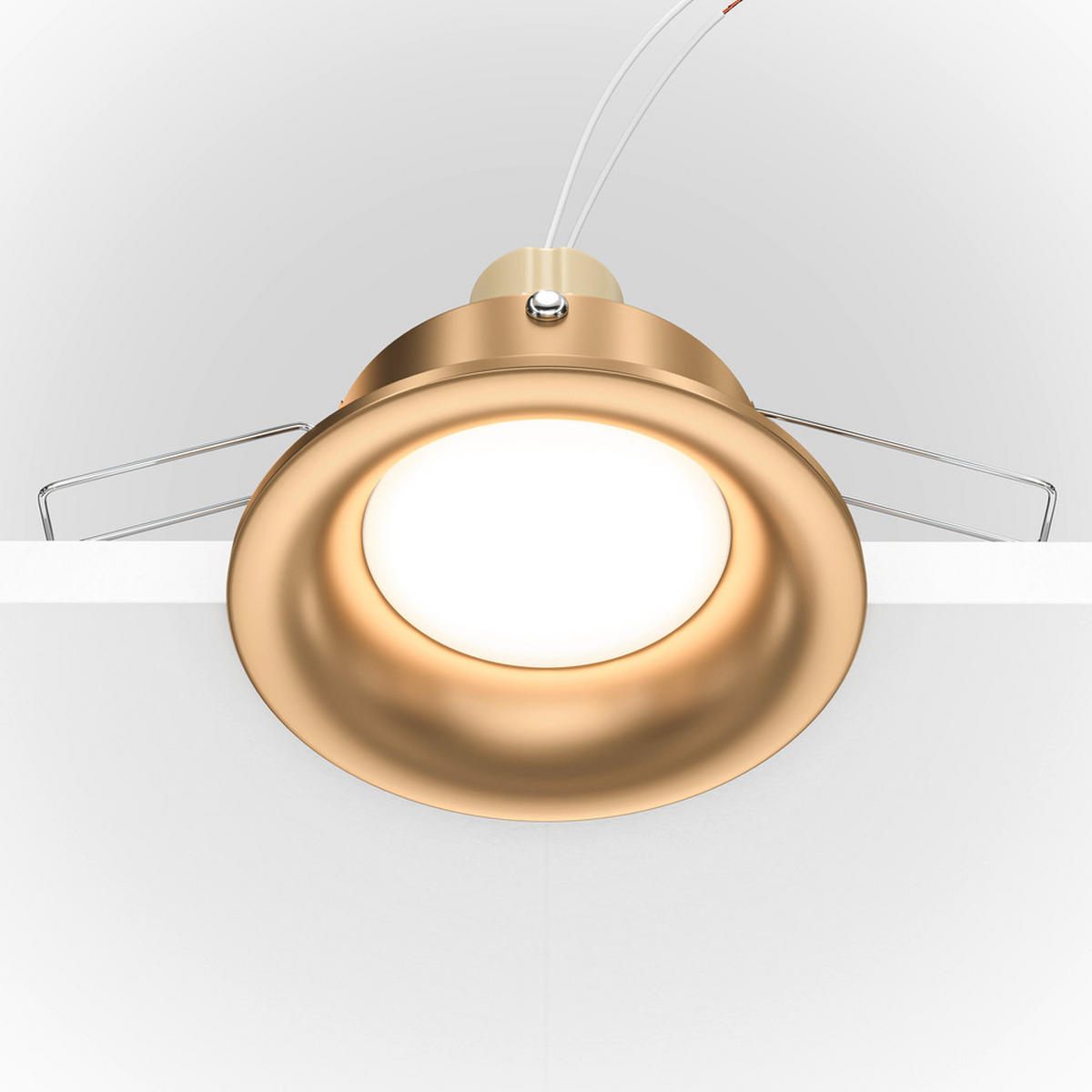 DECKENLEUCHTE  8,5/3 cm    - Goldfarben, Modern, Metall (8,5/3cm) - MAYTONI