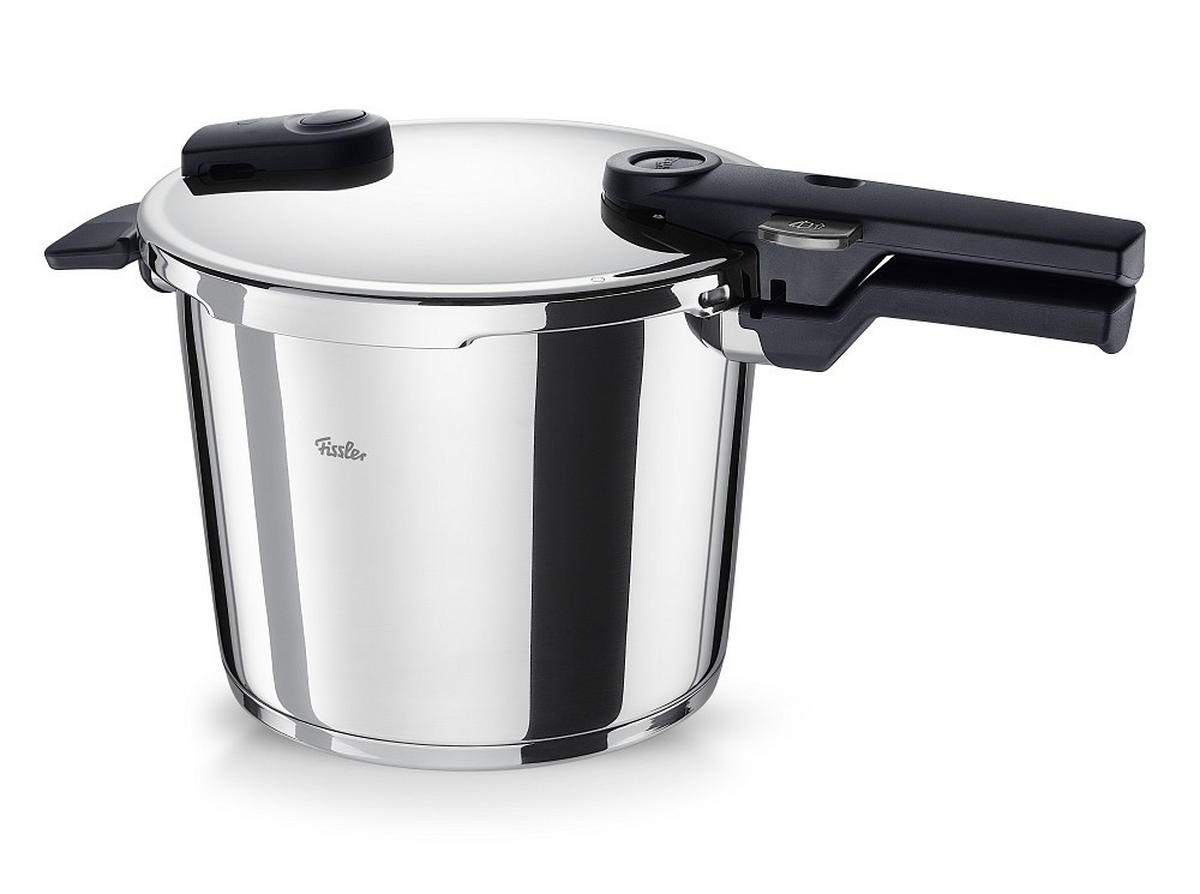 SCHNELLKOCHTOPF VITAQUICK GLOSSY® Poliert 4.5 L  - Silberfarben, Basics, Metall (4,5l) - Fissler