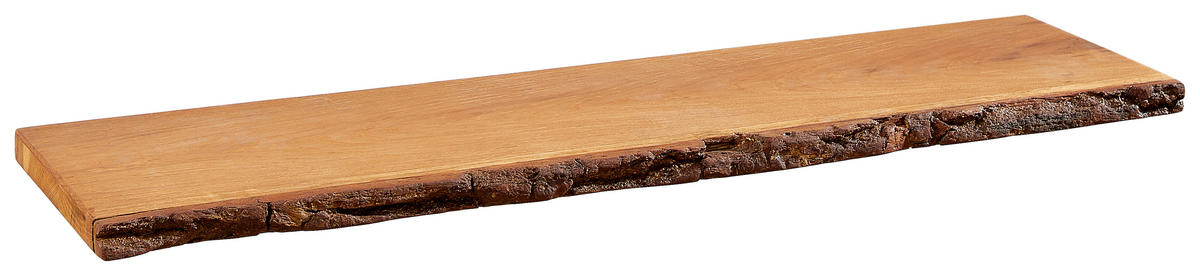 WANDBOARD Eiche massiv Eichefarben  - Eichefarben, Basics, Holz (80/2,5/23cm) - Landscape