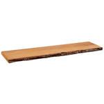 WANDBOARD Holz Eiche massiv Eichefarben  - Eichefarben, Basics, Holz (80/2,5/23cm) - Landscape