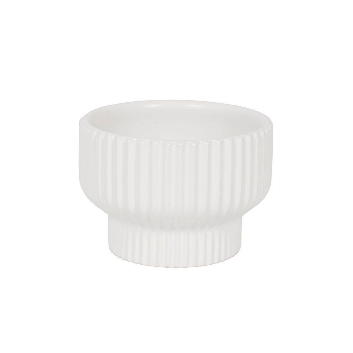 VASE 10 cm  - Weiß Hochglanz, LIFESTYLE, Keramik (10/15cm) - Ambia Home