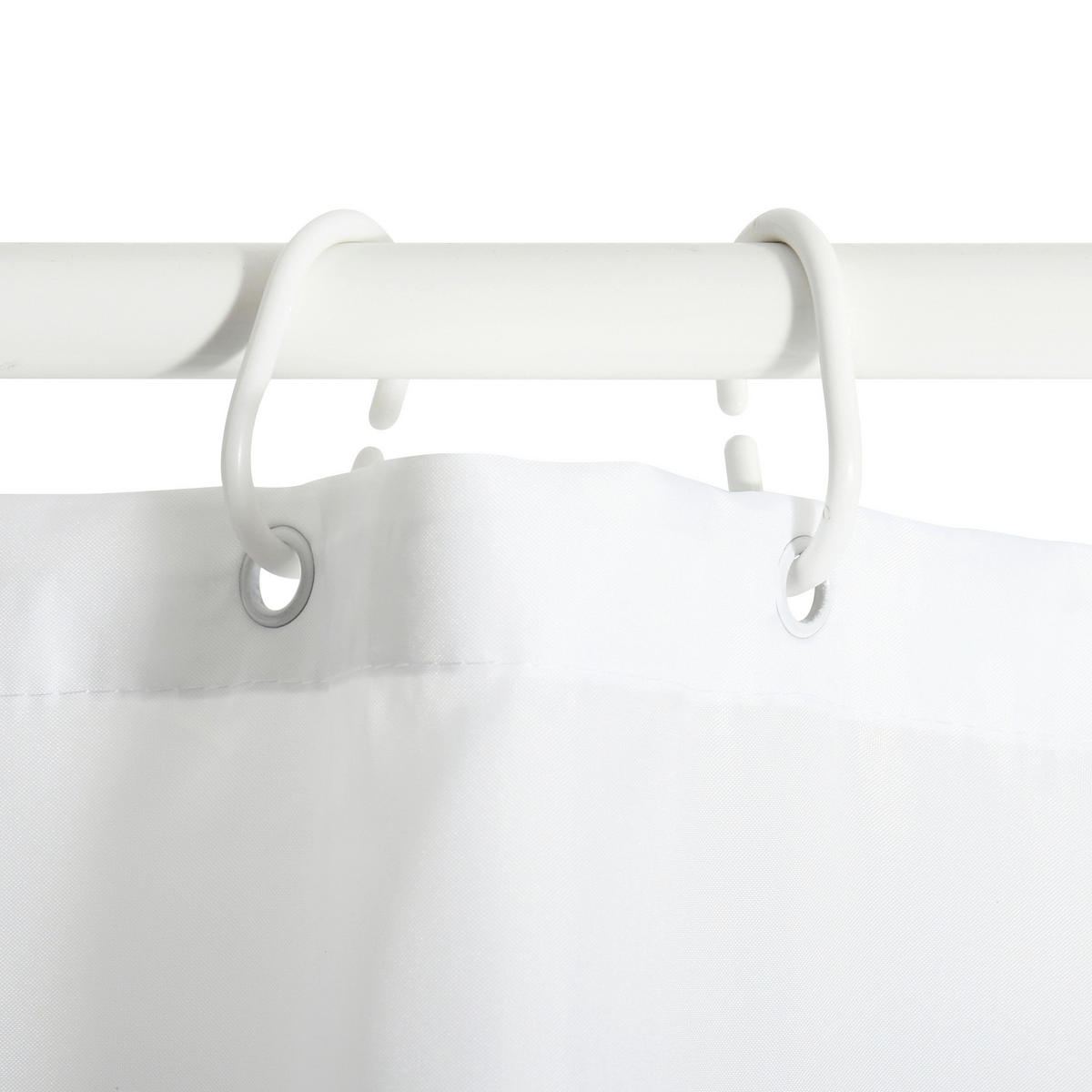 DUSCHVORHANG MOUETTES 180/200 cm  - Grau, Basics, Textil (180/200cm) - MSV
