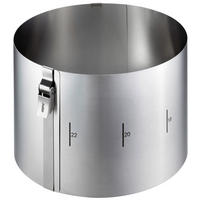 OBRUČ ZA TORTU Tondo Clip  - boje oplemenjenog čelika, Basics, metal (15cm) - Gefu