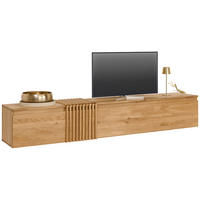 LOWBOARD  249/41/42 cm 1 Schublade(n) hängend  - Eichefarben, Natur, Holz (249/41/42cm) - Linea Natura