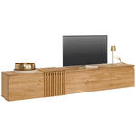 LOWBOARD  249/41/42 cm 1 Schublade(n) hängend  - Eichefarben, Natur, Holz (249/41/42cm) - Linea Natura