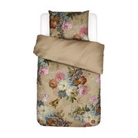 BETTWÄSCHE Rosabelle Satin 155/220 cm  - Sandfarben, KONVENTIONELL, Textil (155/220cm) - Essenza