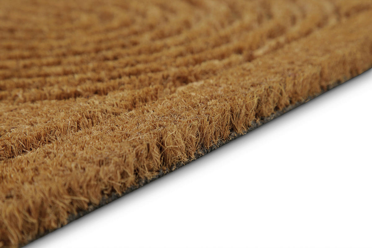 FUßMATTE 45/75 cm Retro Flow  - Hellbraun, KONVENTIONELL, Kunststoff/Textil (45/75cm) - WECON HOME