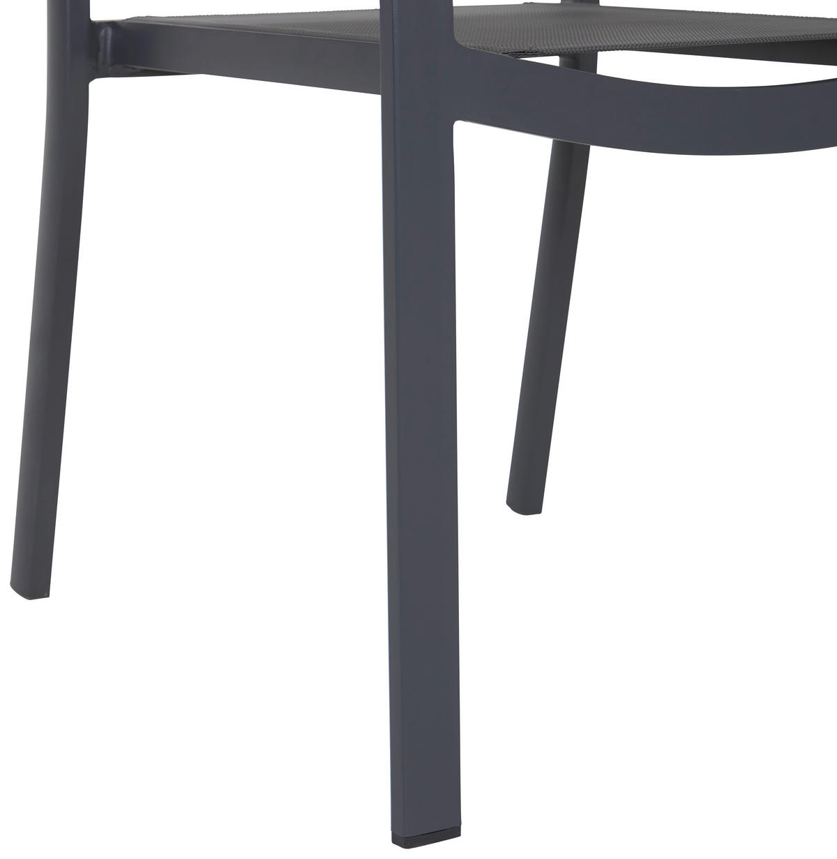 STAPELSESSEL Aluminium Anthrazit, Braun  - Anthrazit/Braun, MODERN, Kunststoff/Textil (66/86/56cm) - Ambia Garden