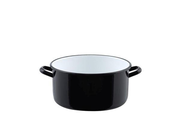 KASSEROLLE Riesen und Zwerge 8 l  - Schwarz, Basics, Metall (28/14,2cm) - Riess