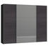 SCHWEBETÜRENSCHRANK in Anthrazit, Schwarz - Anthrazit/Silberfarben, Design, Glas/Holzwerkstoff (278/220/65cm) - Jutzler SCHWEBETÜRENSCHRANK in Anthrazit, Schwarz - Anthrazit/Silberfarben, Design, Glas/Holzwerkstoff (278/220/65cm) - Jutzler