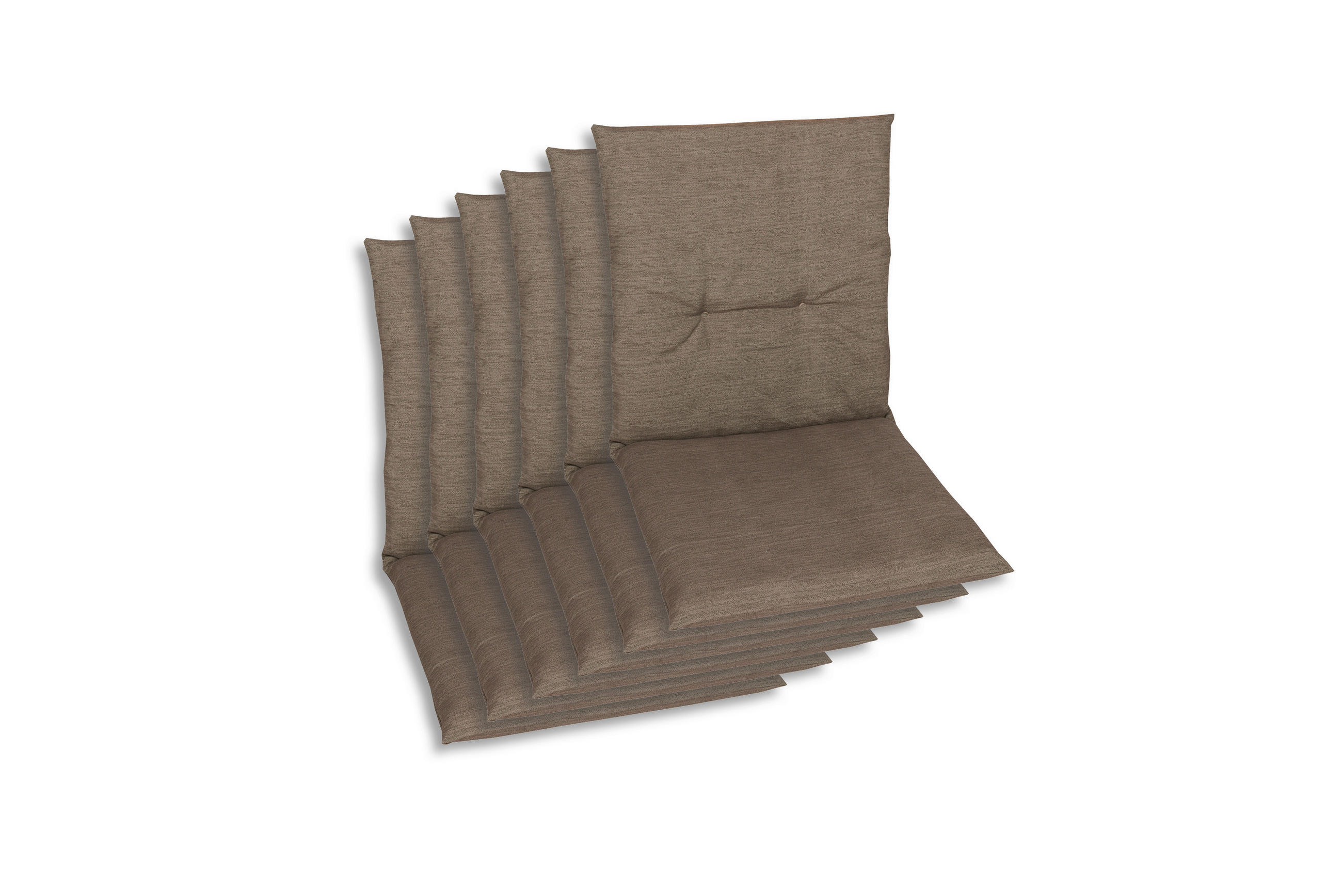 SESSELAUFLAGENSET Uni  - Taupe, Basics, Textil (48/5/98cm)