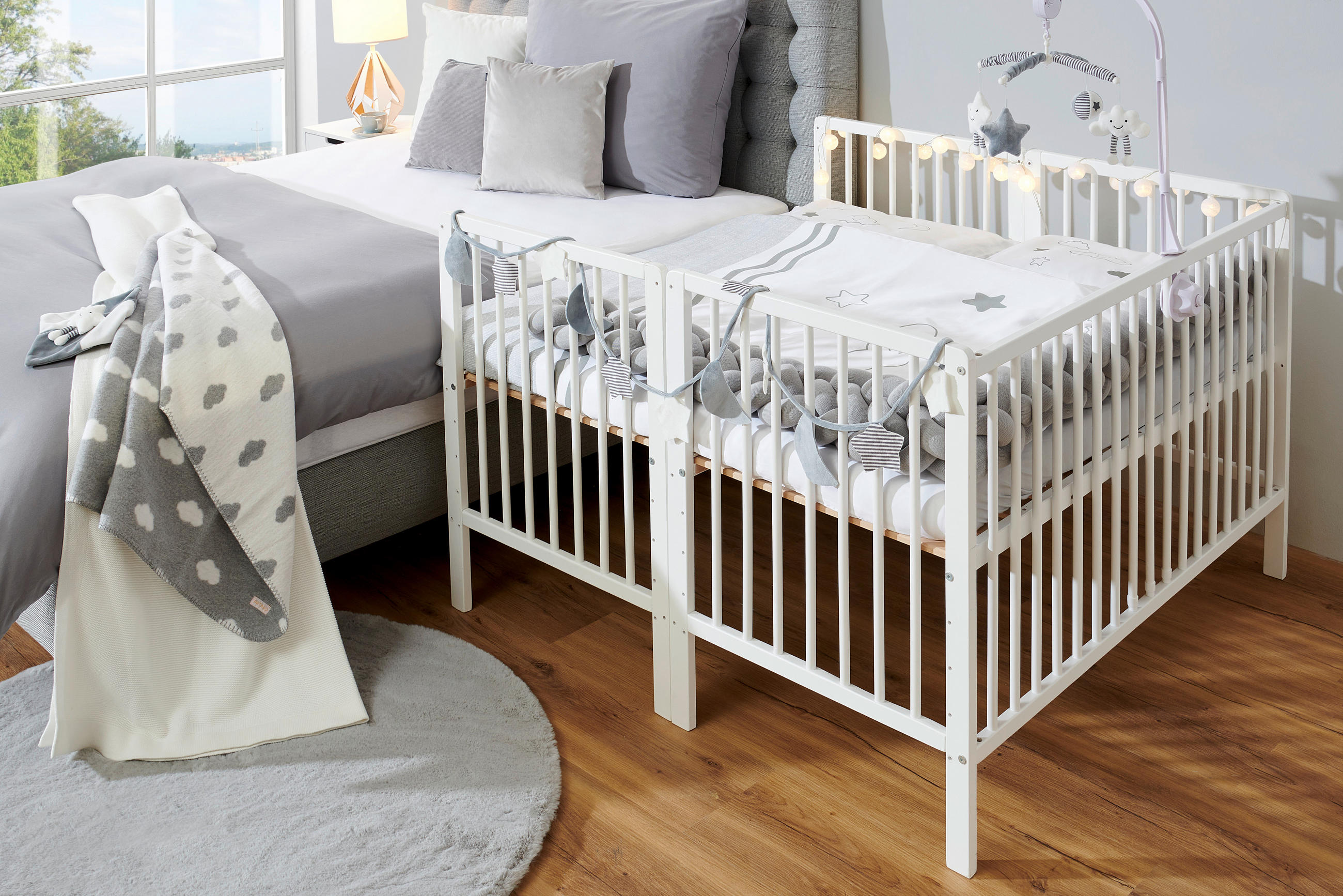 UTBYGGNADSSET  120/3/5 cm  - naturfärgad, Basics, trä/textil (120/3/5cm) - My Baby Lou
