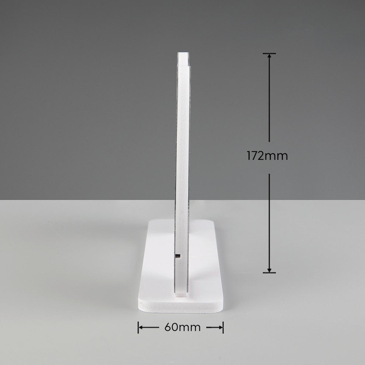LED-DEKOLEUCHTE 24/23/23 cm  - Weiß, Design, Kunststoff/Metall (24/23/23cm) - Novel
