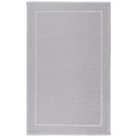 BADEMATTE Silberfarben 60/100 cm  - Silberfarben, Basics, Textil (60/100cm) - Bio:Vio