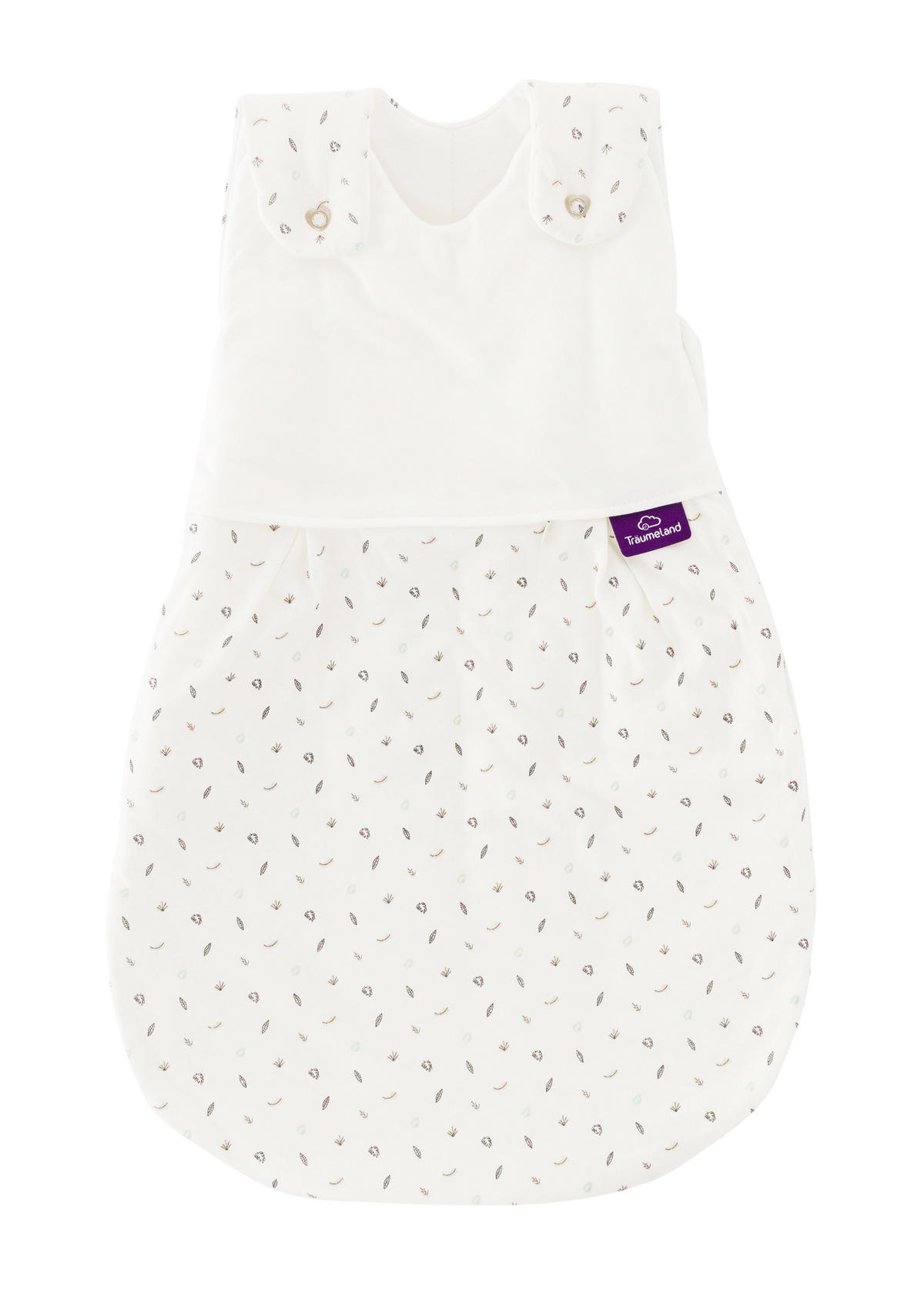 BABYSCHLAFSACK Faultier    56/62   - Weiß, Trend, Textil (56/62null) - Träumeland