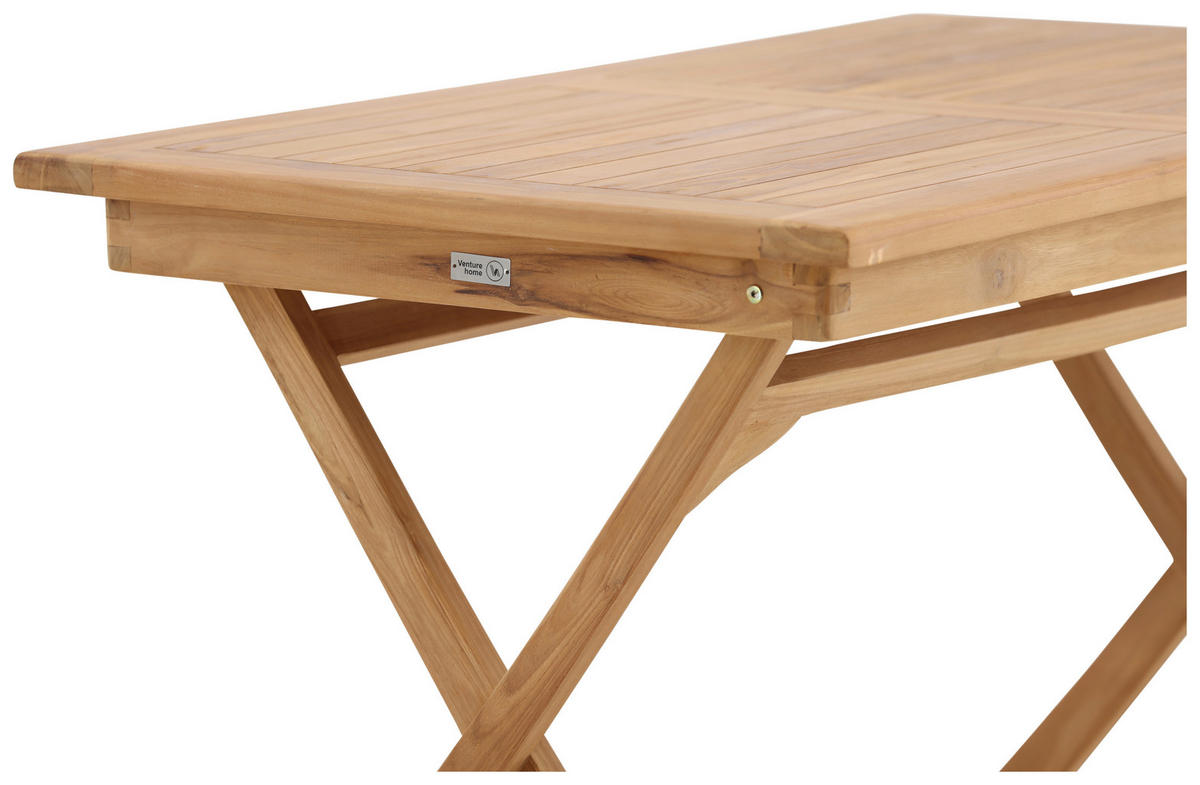 GARTENTISCH 120/70/75 cm Holz  - Teakfarben, KONVENTIONELL, Holz (120/70/75cm) - Gardenson