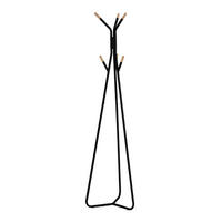 ŠATNÍ STOJAN - černá, Moderní, kov (45/170/39cm)