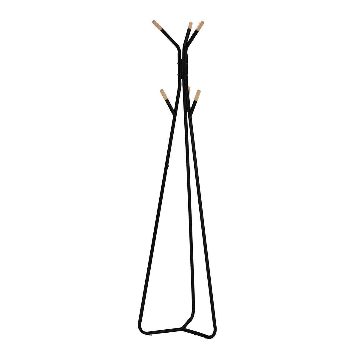 ŠATNÍ STOJAN - černá, Moderní, kov (45/170/39cm)