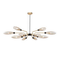 PENDELLEUCHTE 127/17,5 cm  - Goldfarben/Bernsteinfarben, Trend, Glas/Metall (127/17,5cm) - MAYTONI