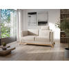 2,5-SITZER Mikrofaser Beige  - Eichefarben/Beige, KONVENTIONELL, Holz/Textil (183/84/93cm) - Sit & More