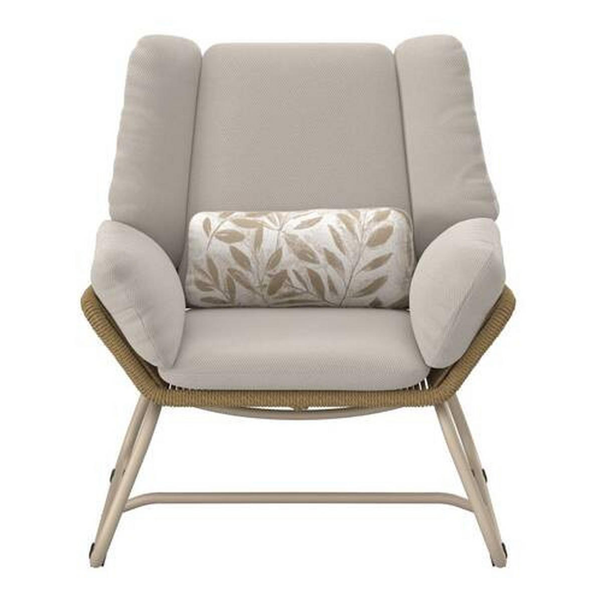 VRTNI SET   aluminij    naravne barve, bež    - naravne barve/bež, Design, kovina/umetna masa - Amatio