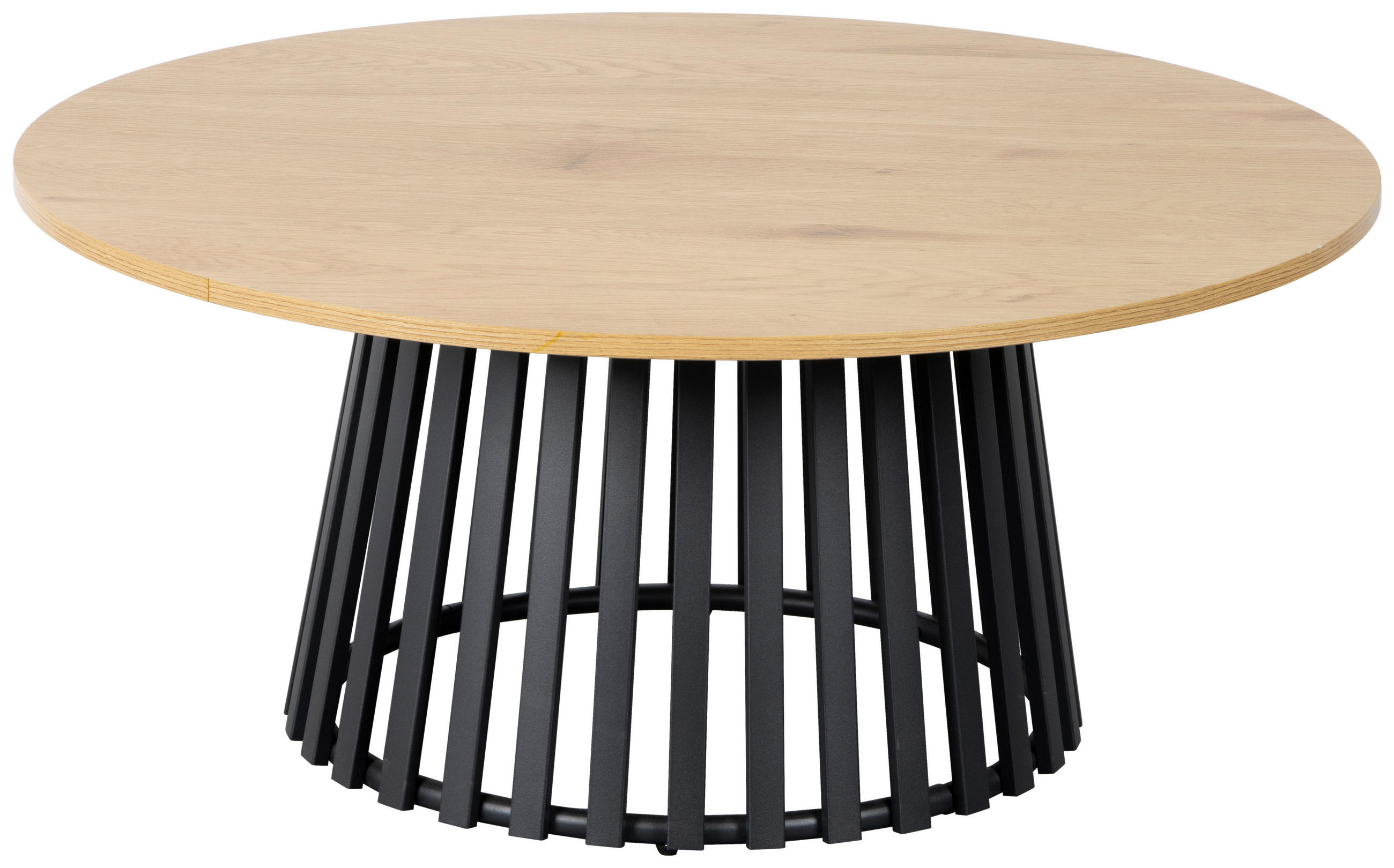 KONFERENČNÝ STOLÍK, čierna, farba duba, kov, kompozitné drevo, 80/80/40 cm - čierna/farba duba, Design, kov/kompozitné drevo (80/80/40cm) - Boxxx