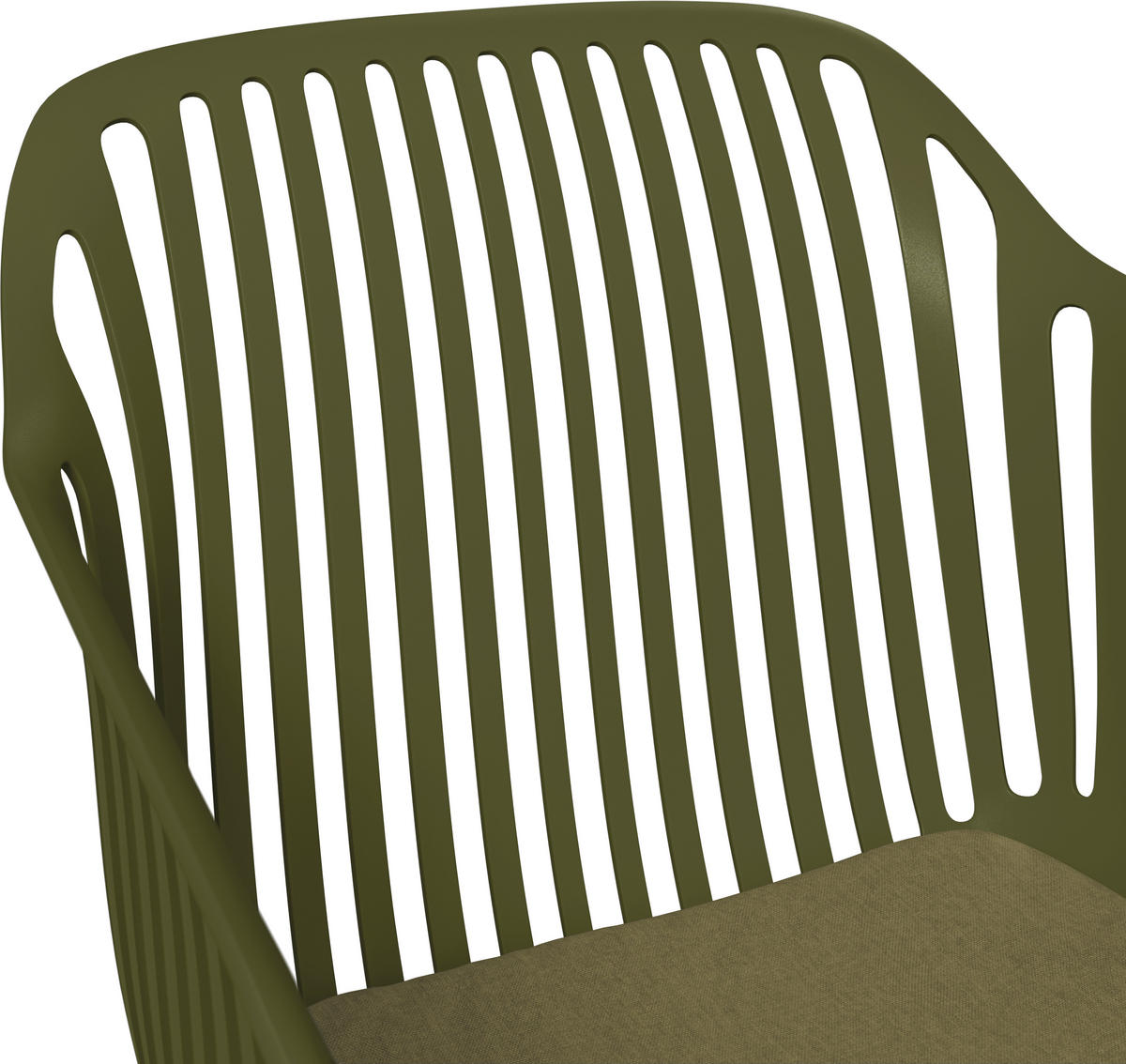 STAPELSESSEL Grün  - Grün, Basics, Kunststoff/Textil (55/80/60cm) - Ambia Garden