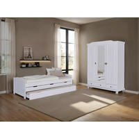 EINZELZIMMER Weiß  - Naturfarben/Weiß, MODERN, Holz - MID.YOU