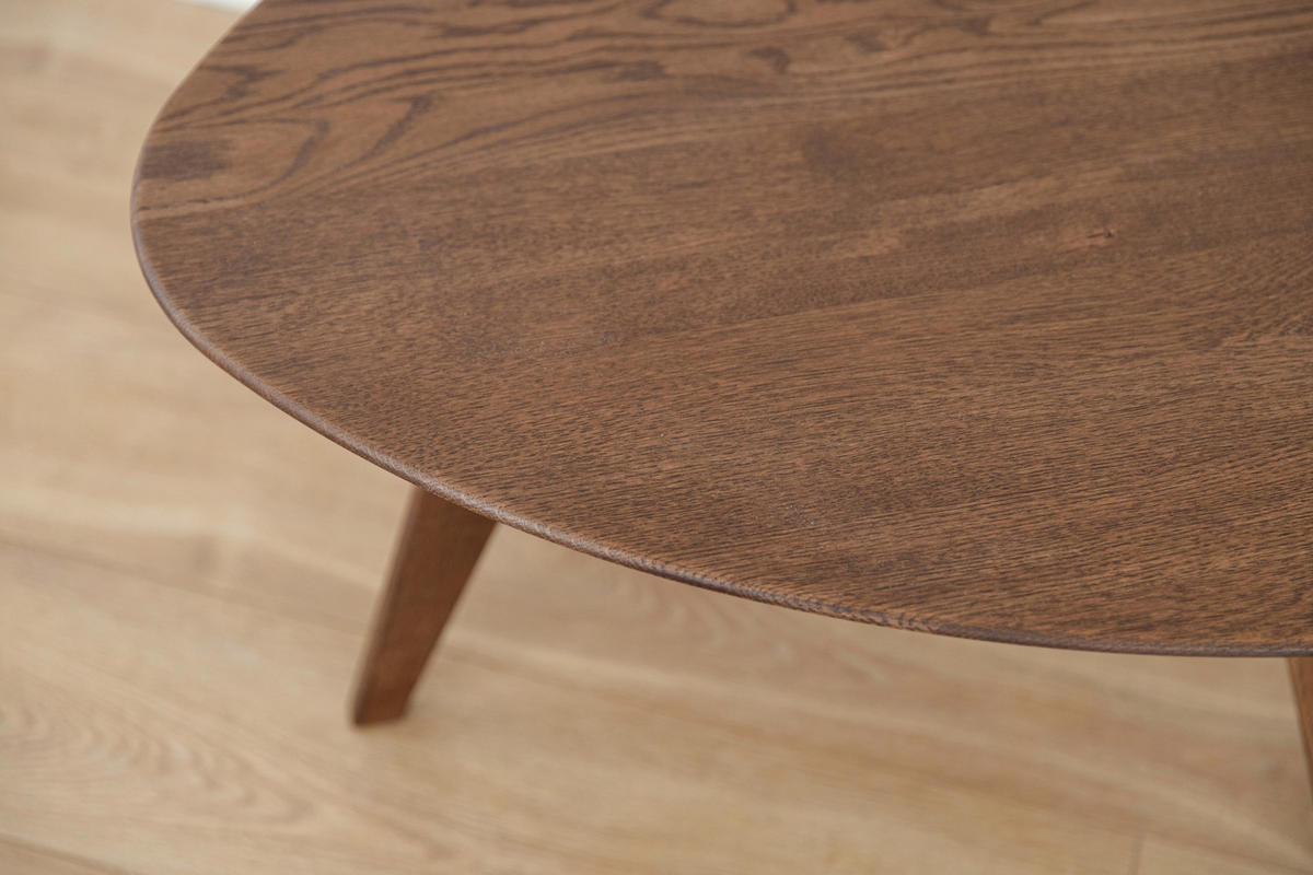COUCHTISCH Holz 96/95/47,5 cm  - Eichefarben/Dunkelbraun, Design, Holz (96/95/47,5cm) - Livetastic