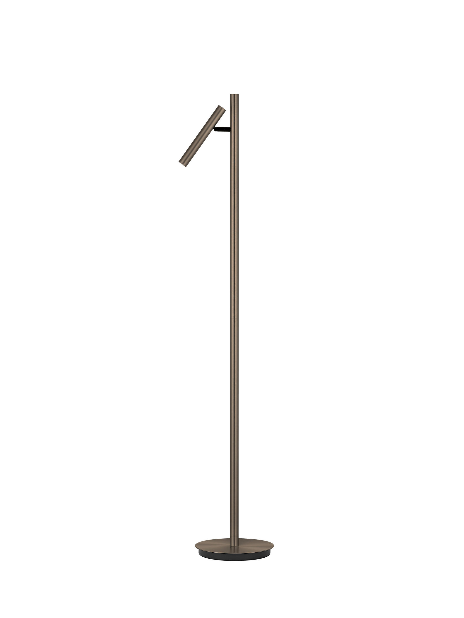LED-STEHLEUCHTE Arne 22/134 cm   - Bronzefarben, MODERN, Metall (22/134cm) - elements by BANKAMP
