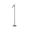 LED-STEHLEUCHTE Arne 22/134 cm   - Bronzefarben, MODERN, Metall (22/134cm) - elements by BANKAMP