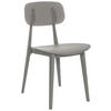 GARTENSTUHL Kunststoff Grau  - Grau, Basics, Kunststoff (42/79/51cm) - MID.YOU