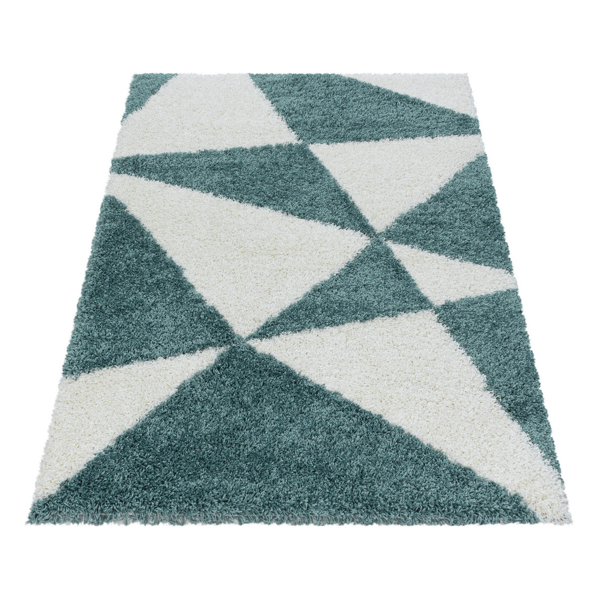 KOBEREC S VYSOKÝM VLASEM, 160/230 cm, modrá - modrá, Design, textil (160/230cm) - Novel
