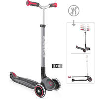 KINDERSCOOTER MASTER LIGHTS  - Rot/Schwarz, Basics (61/37/94cm) - GLOBBER
