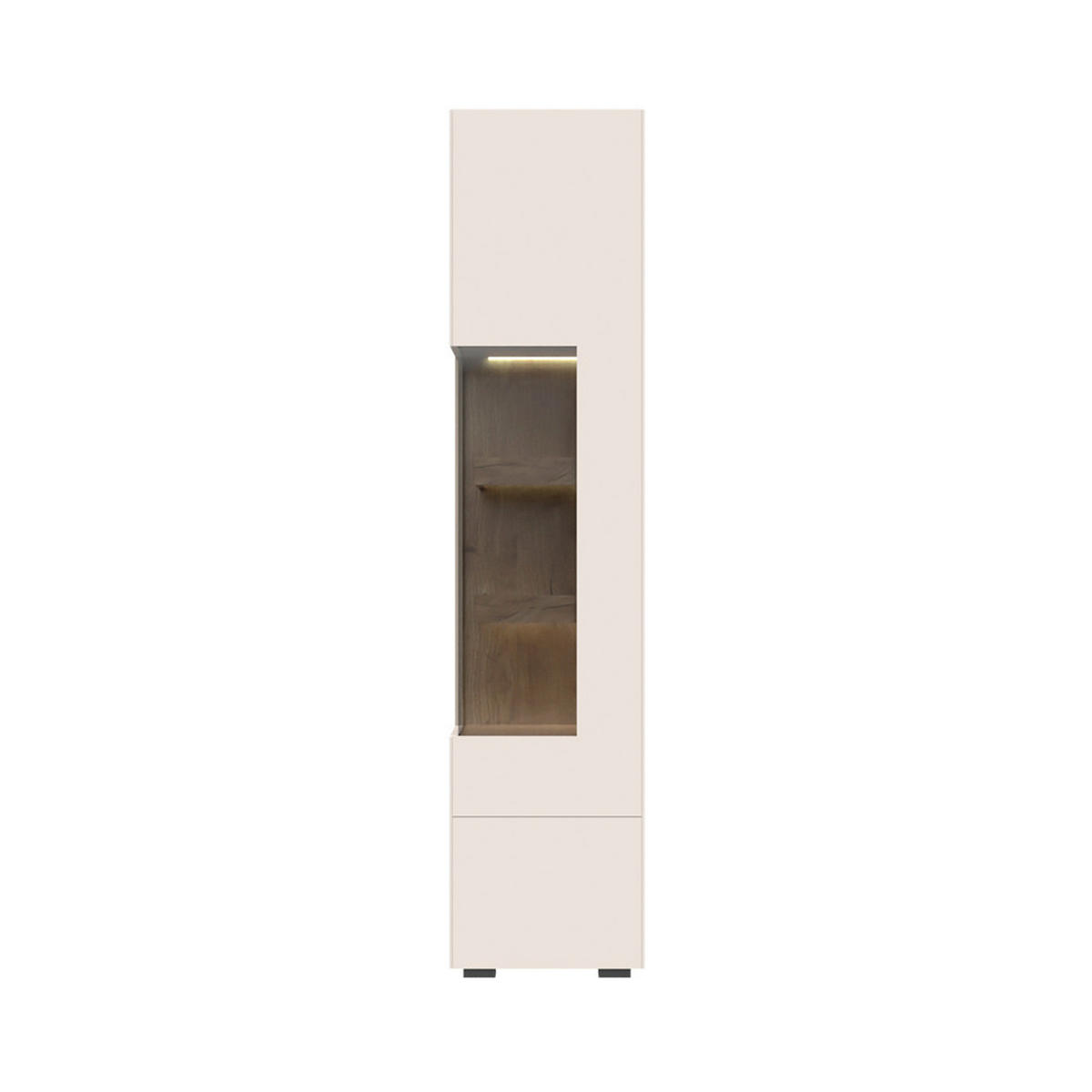 VITRINA, kašmir - kašmir, Design, kovina/leseni material (45/201/47cm) - Hom`in