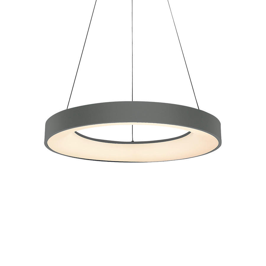 ZÁVĚSNÉ LED SVÍTIDLO,  48/48/120 cm - šedá, Basics, kov (48/48/120cm)