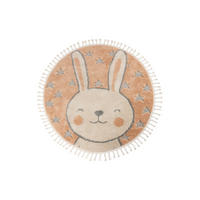 KINDERTEPPICH 133 cm My Fano Hase  - Multicolor, Design, Textil (133cm) - Obsession