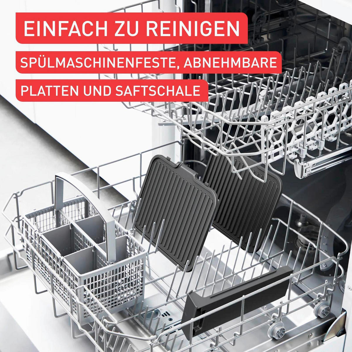 KONTAKTGRILL  - Schwarz, Basics, Kunststoff/Metall - Tefal