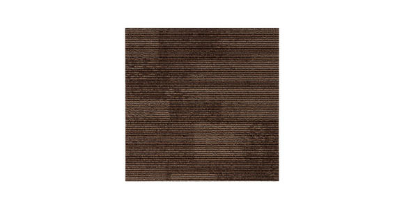TEPPICHFLIESE - Dunkelbraun, Basics, Kunststoff (50/50cm) - Esposa