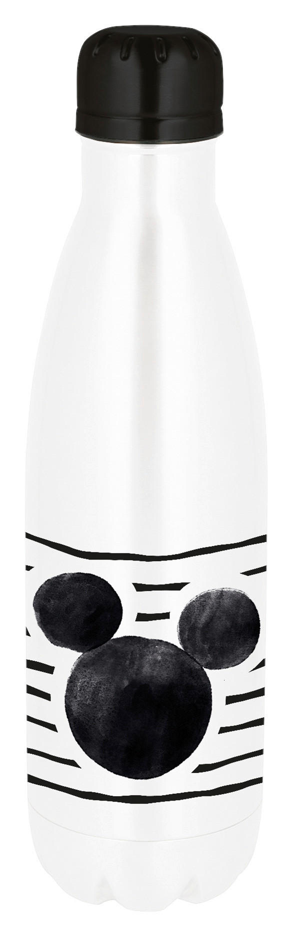 TRINKFLASCHE 0,780 l Mickey Mouse  - Weiß, Basics, Kunststoff/Metall (7/7/26,5cm) - Disney