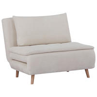 SCHLAFSOFA Cord Beige  - Beige/Naturfarben, Design, Holz/Textil (105/80/90cm) - Carryhome