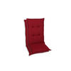 SESSELAUFLAGENSET Uni  - Kirschrot, Basics, Textil (50/7/120cm)